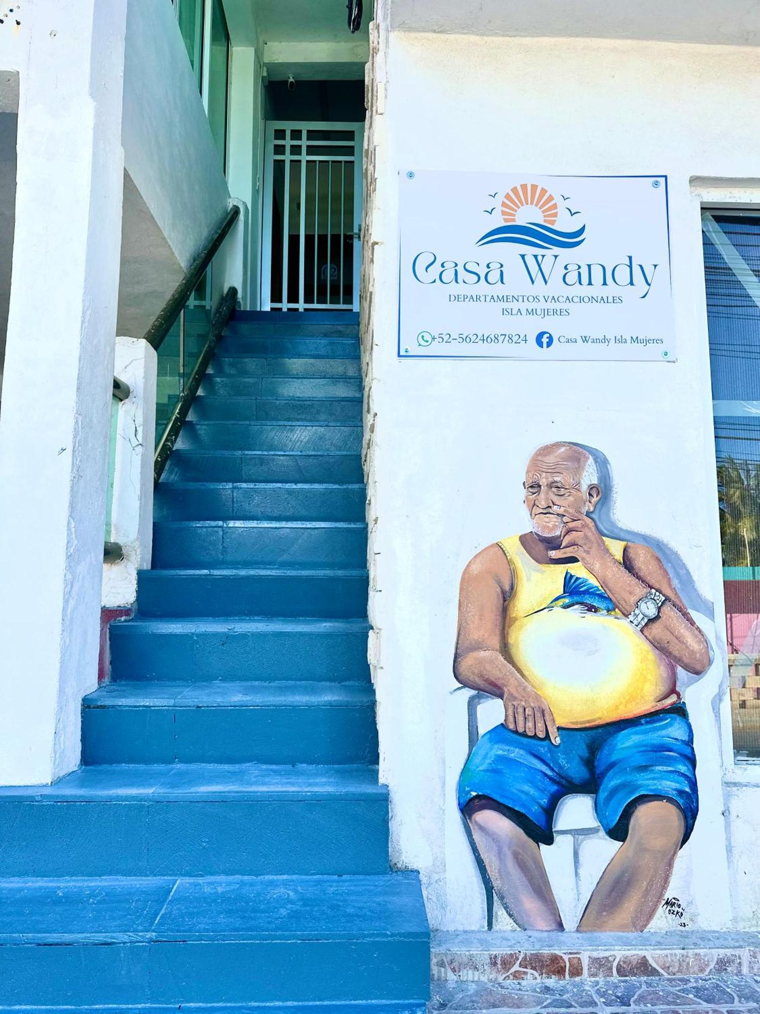 Casa Wandy Lägenhet Isla Mujeres Exteriör bild